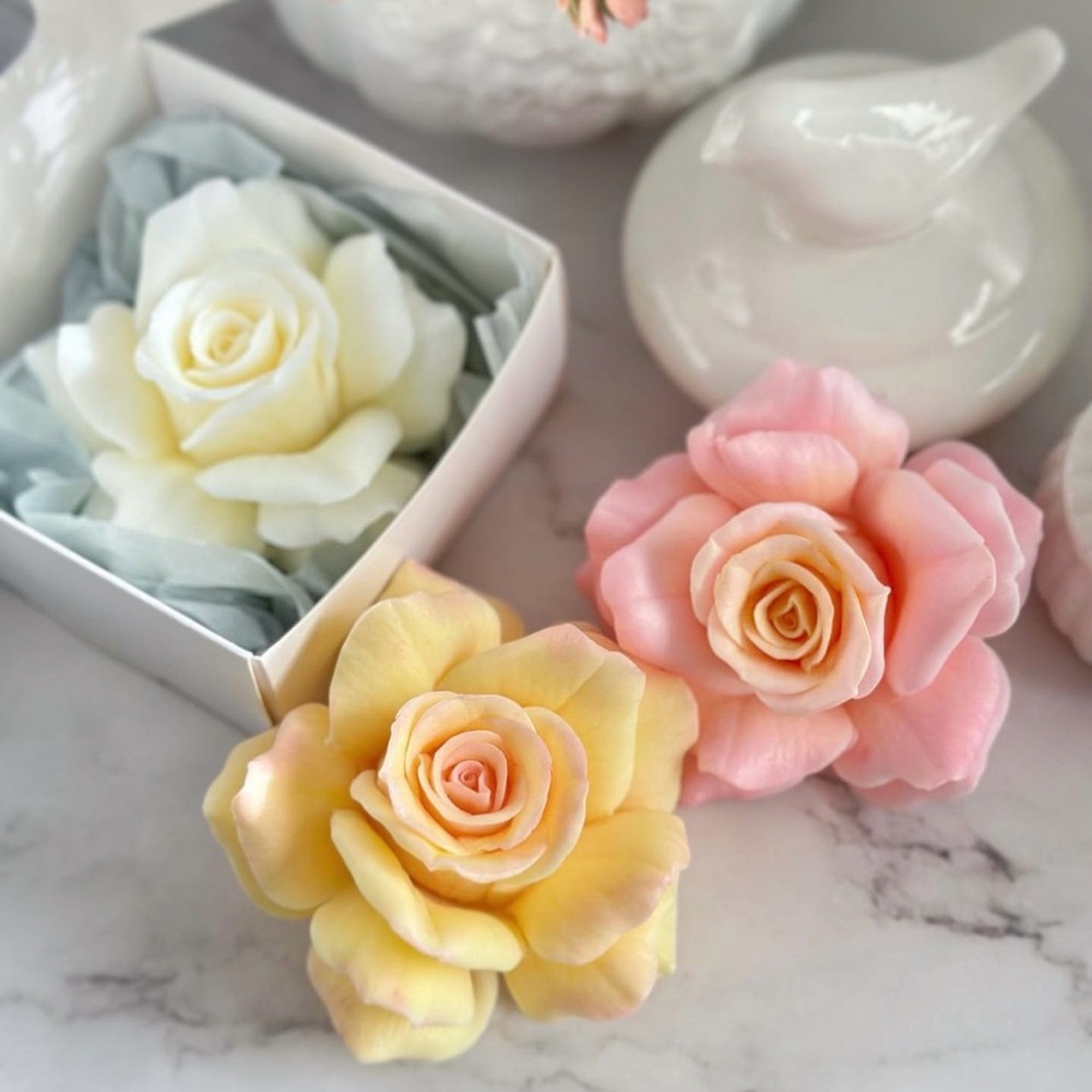 3D Rose Silicone Mold